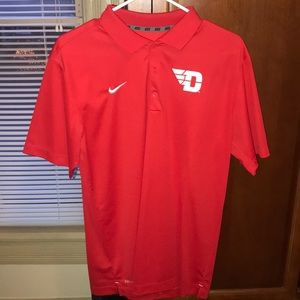 University of Dayton Flyers Nike Drifit Polo